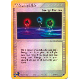 Energy Restore - 81/109 (Reverse Foil)