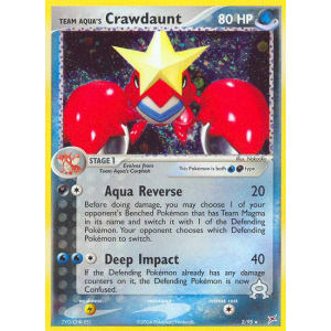 Team Aqua's Crawdaunt - 2/95