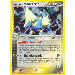 Team Aqua's Manectric - 4/95