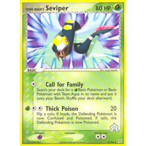 Team Aqua's Seviper - 17/95