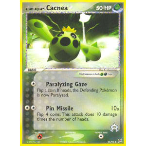 Team Aqua's Cacnea - 24/95