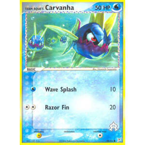 Team Aqua's Carvanha - 48/95