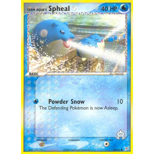 Team Aqua's Spheal - 56/95