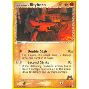 Team Magma's Rhyhorn - 67/95