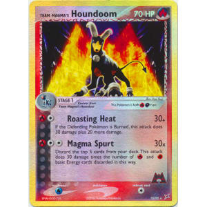 Team Magma's Houndoom - 10/95 (Reverse Foil)