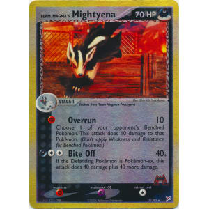 Team Magma's Mightyena - 21/95 (Reverse Foil)