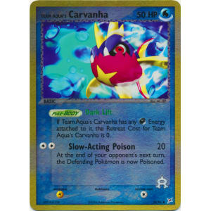 Team Aqua's Carvanha - 25/95 (Reverse Foil)
