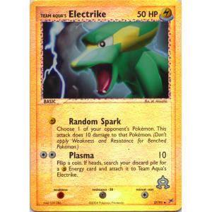 Team Aqua's Electrike - 27/95 (Reverse Foil)