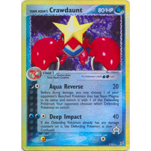 Team Aqua's Crawdaunt - 2/95 (Reverse Foil)