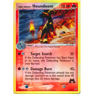 Team Magma's Houndoom - 34/95 (Reverse Foil)