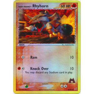 Team Magma's Rhyhorn - 68/95 (Reverse Foil)