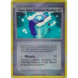 Team Aqua Technical Machine 01 - 79/95 (Reverse Foil)