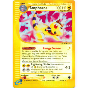 Ampharos - 34/165 (Reverse Foil)