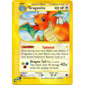 Dragonite - 43/165 (Reverse Foil)