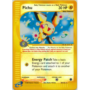 Pichu - 58/165 (Reverse Foil)