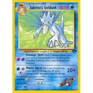 Sabrina's Golduck - 30/132