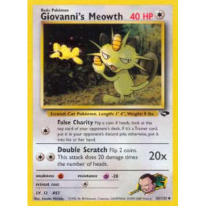 Giovanni's Meowth - 43/132
