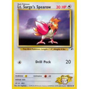 Lt. Surge's Spearow - 52/132