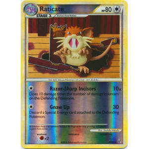 Raticate - 34/90 (Reverse Foil)