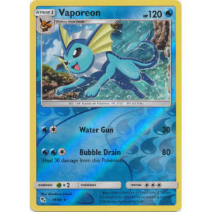 Vaporeon - 18/68 (Reverse Foil)