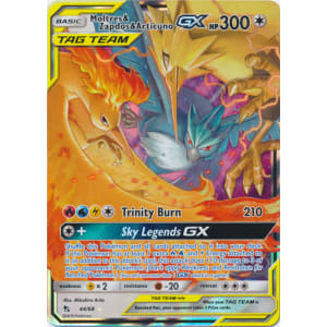 Moltres & Zapdos & Articuno Tag Team GX - 44/68 - Ultra Rare - Hidden Fates