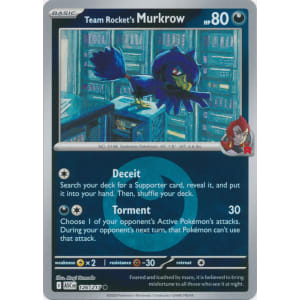 Team Rocket's Murkrow - 126/217 (Energy Foil)