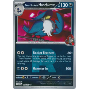 Team Rocket's Honchkrow - 127/217 (Rocket Foil)