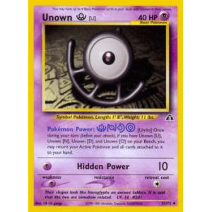 Unown U - 51/75