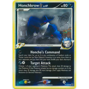 Honchkrow G - 77/127 (Reverse Foil)