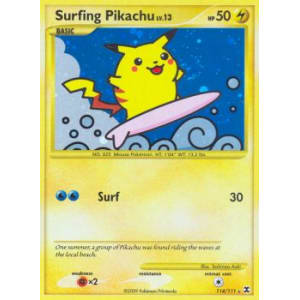 Surfing Pikachu - 114/111