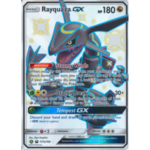 Rayquaza-GX (Shiny) - 177a/168 Jumbo Size