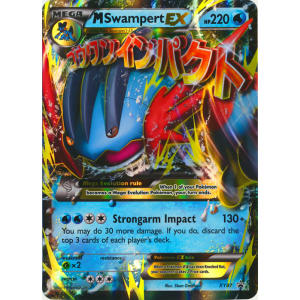 M Swampert-EX - XY87 Jumbo Size