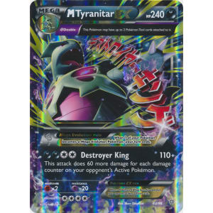 M Tyranitar-EX - 43/98 Jumbo Size