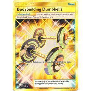 Bodybuilding Dumbbells (Secret Rare) - 161/147