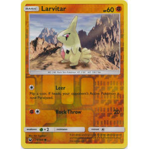 Larvitar - 74/168 (Reverse Foil)