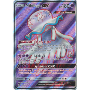 Pokemon card- Nihilego GX Full Art 103/111