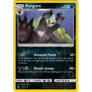 Pangoro - 78/131 (Reverse Foil)