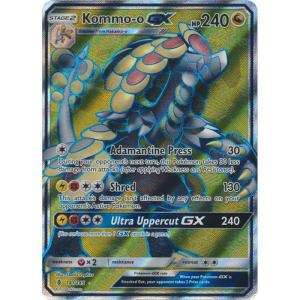 Pokemon Card Kommo-O GX 141//145 Holo Foil Ultra Rare Full Art NM//EX
