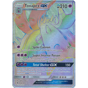 Toxapex-GX (Rainbow Rare) - 154/145