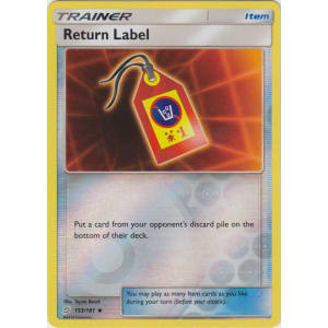 Return Label - 153/181 (Reverse Foil)