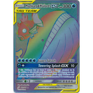 Magikarp & Wailord-GX (Rainbow Rare) - 183/181