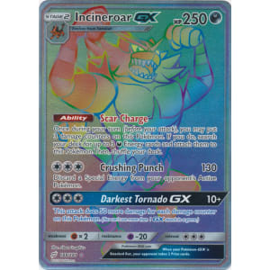 Incineroar Gx Hyper Rare 188181