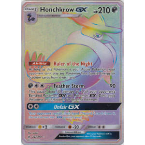 Honchkrow-GX (Rainbow Rare) - 223/214