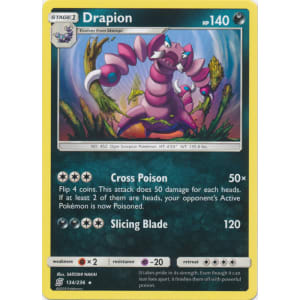 Drapion - 134/236 (Reverse Foil)