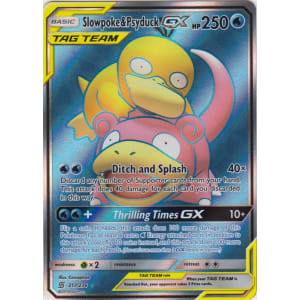 Slowpoke & Psyduck-GX (Full Art) - 217/236