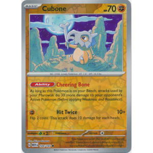 Cubone - 104/165 (Reverse Foil)