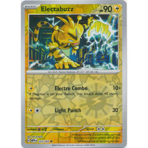 Electabuzz - 125/165 (Reverse Foil)