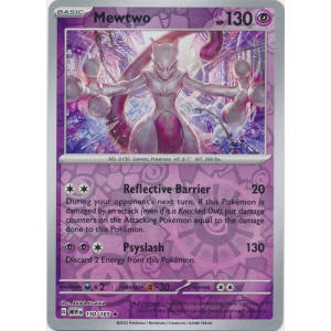 Mewtwo - 150/165 (Reverse Foil)