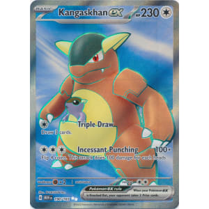  Pokemon - Kangaskhan ex 190/165 - Pokemon 151 - Full Art Ultra  Rare - Single Card : Toys & Games