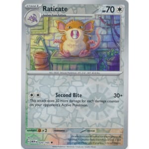 Raticate - 020/165 (Reverse Foil)